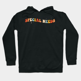 Special needs Retro Teacher Hoodie